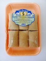 Блины с творогом и изюмом